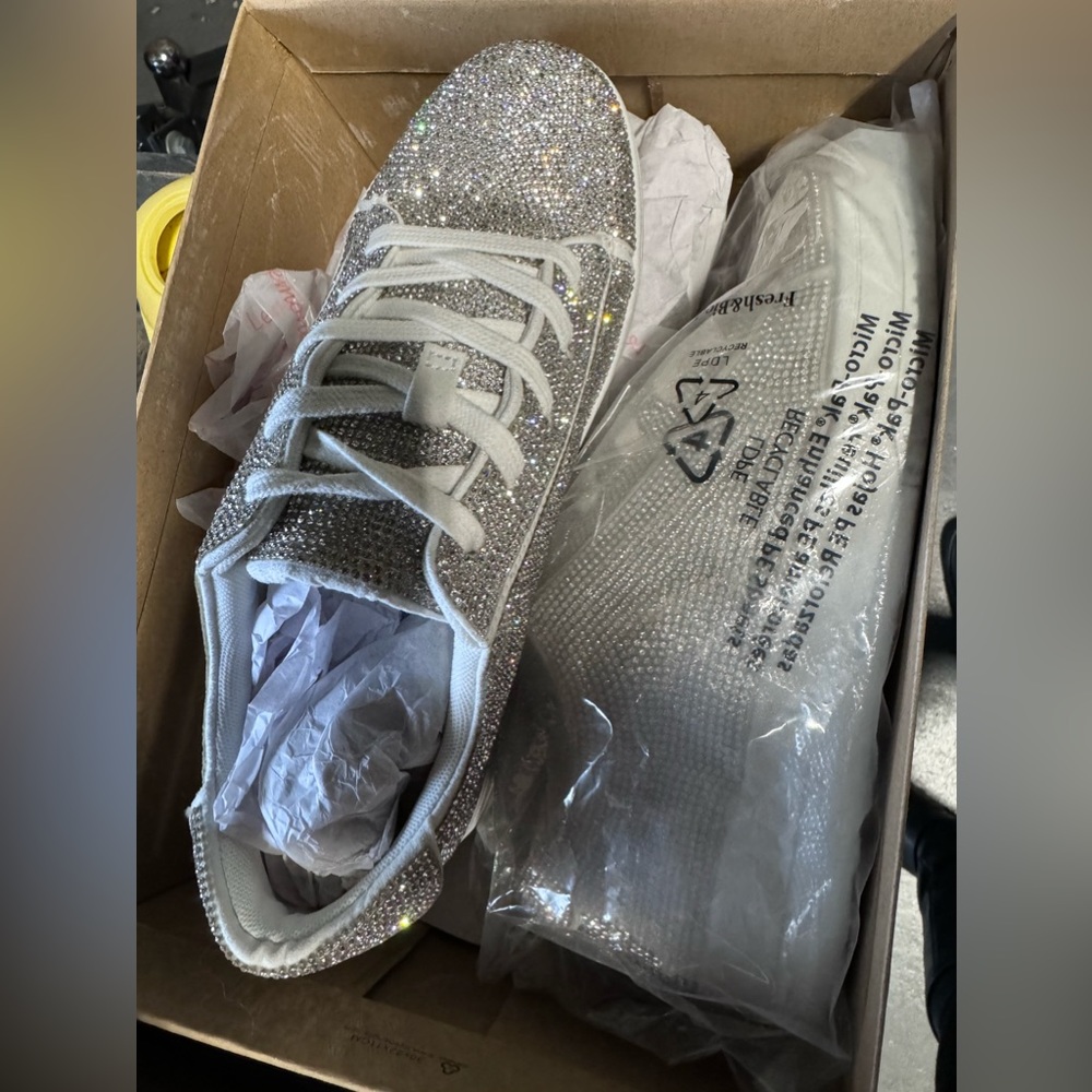 Brand New Lace Up Shoes with Rhinestones 💎
